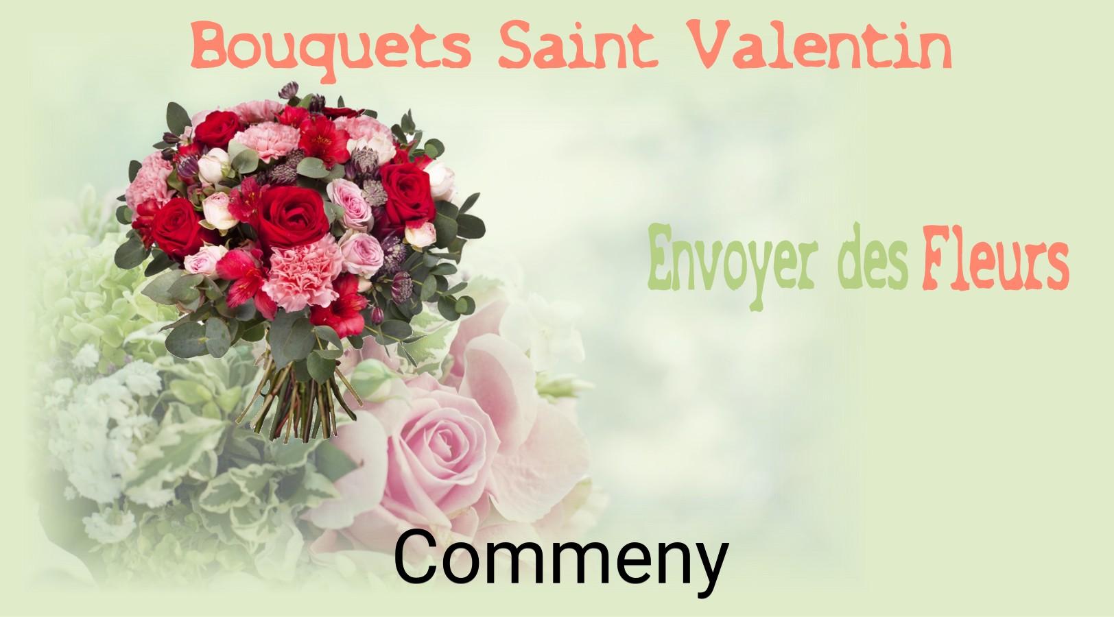Roses de Saint-Valentin livrées à Commeny